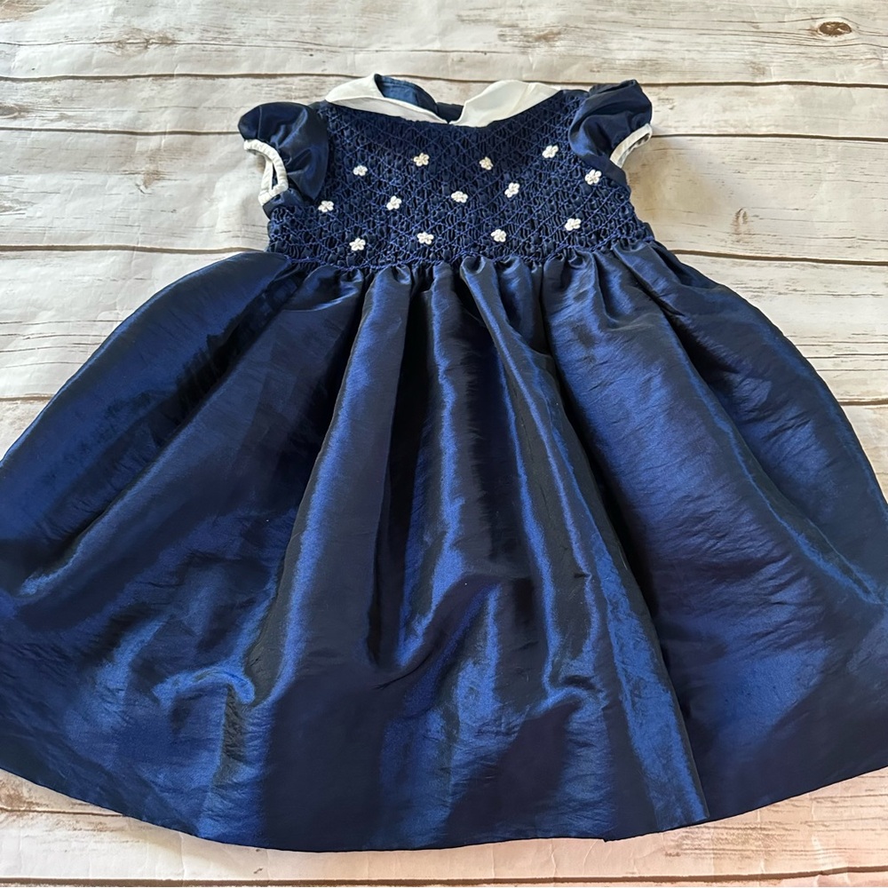 Fantaisie kids blue dress vguc 18m